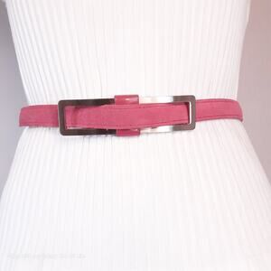 Ann Taylor Skinny Belt Womens Small Mauve Suede Genuine Leather